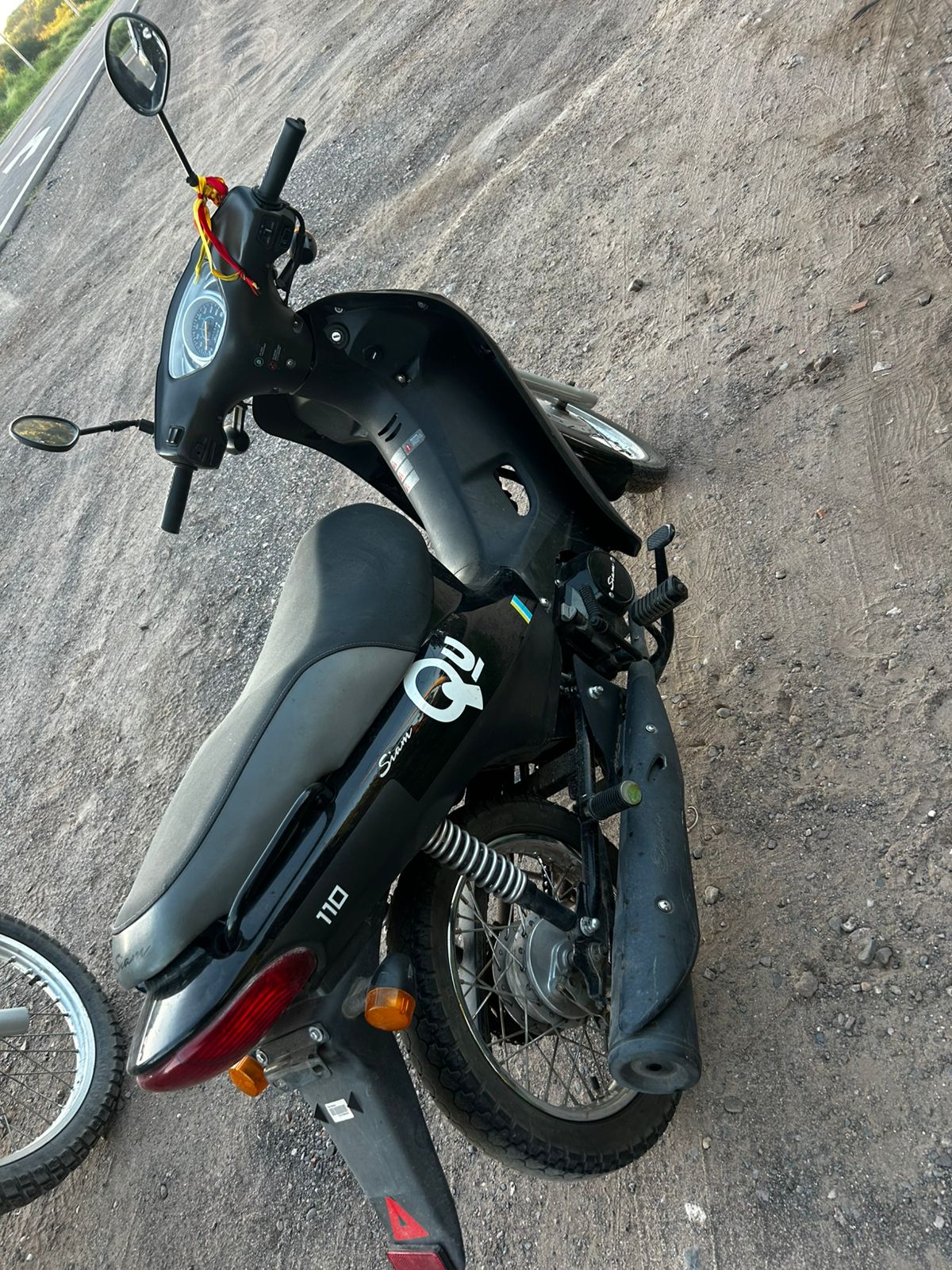 Motociclista resultó herida tras un accidente en Ruta 9