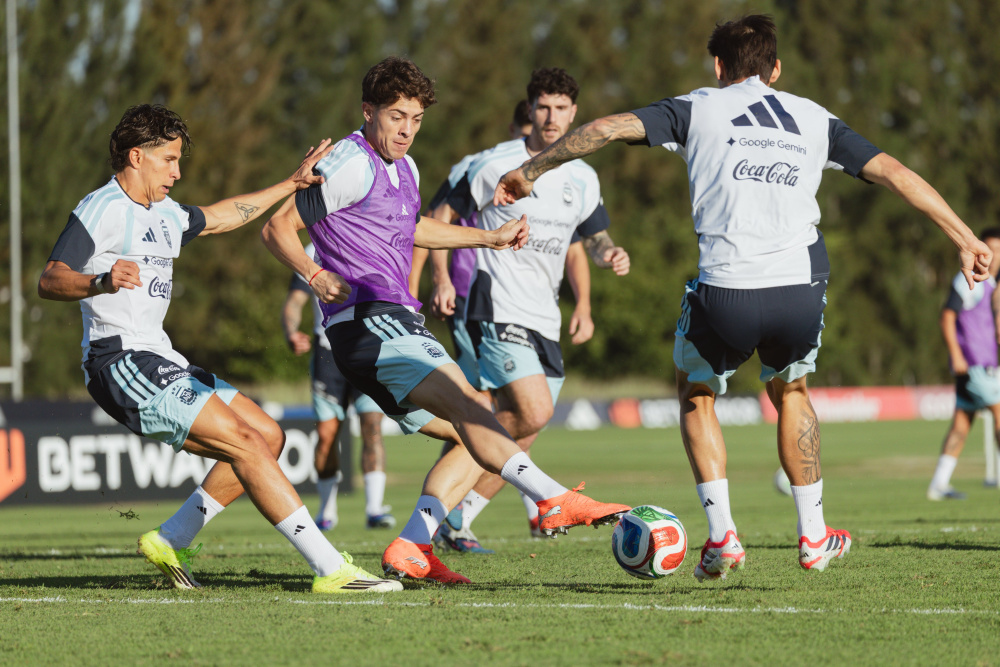 La Selección Argentina inició los entrenamientos en Predio de Ezeiza