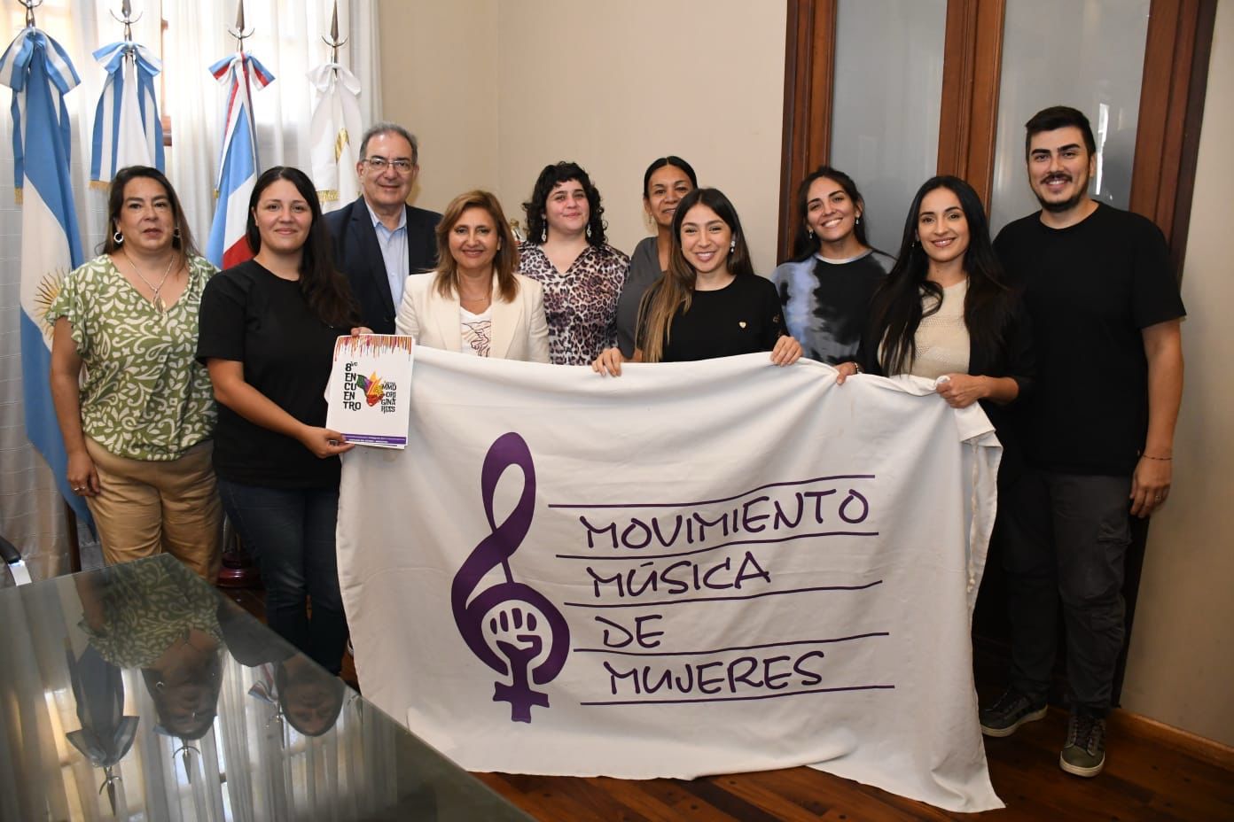 La intendente Fuentes recibió a las organizadoras del Encuentro Nacional de Música de Mujeres