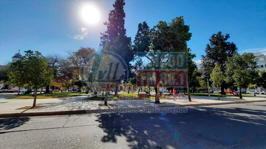 Santiago del Estero bajo un calor agobiante: máxima de 36° y ráfagas intensas