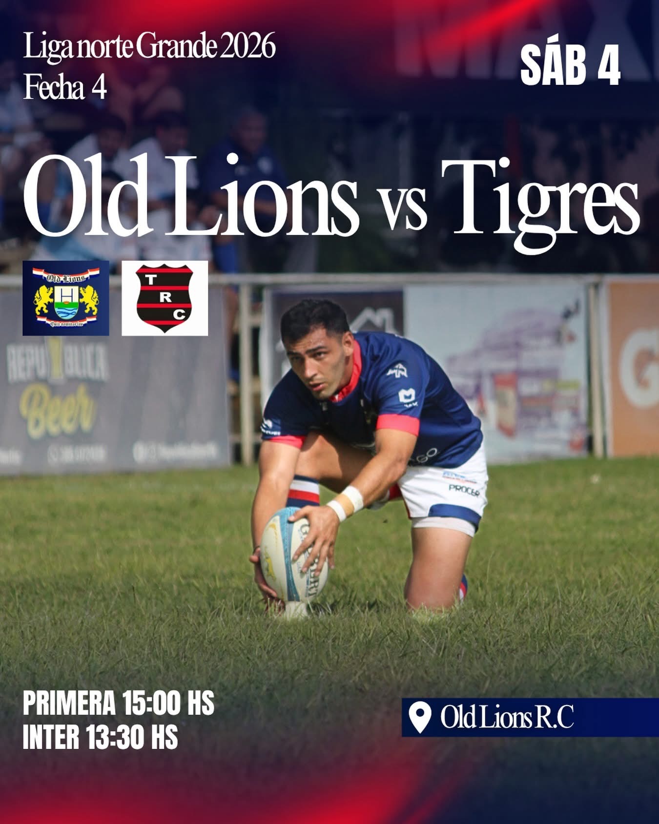 Old Lions vuelve a casa y recibe a Tigres por la Liga Norte Grande