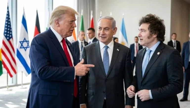 Javier Milei elogió a Trump y Netanyahu: "El mundo debería estar agradecido por salvar a Occidente"