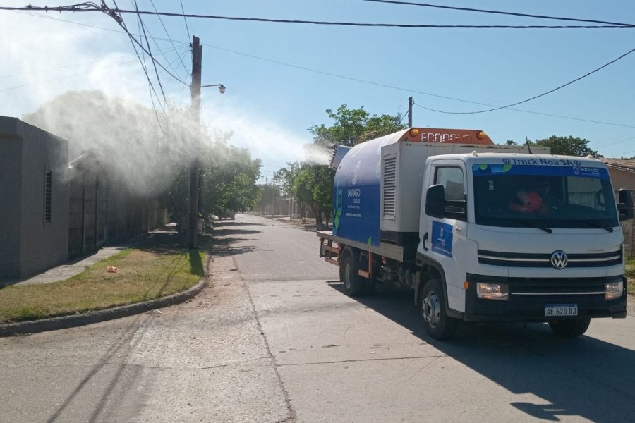 Difunden el cronograma semanal de fumigación en los barrios de la Capital
