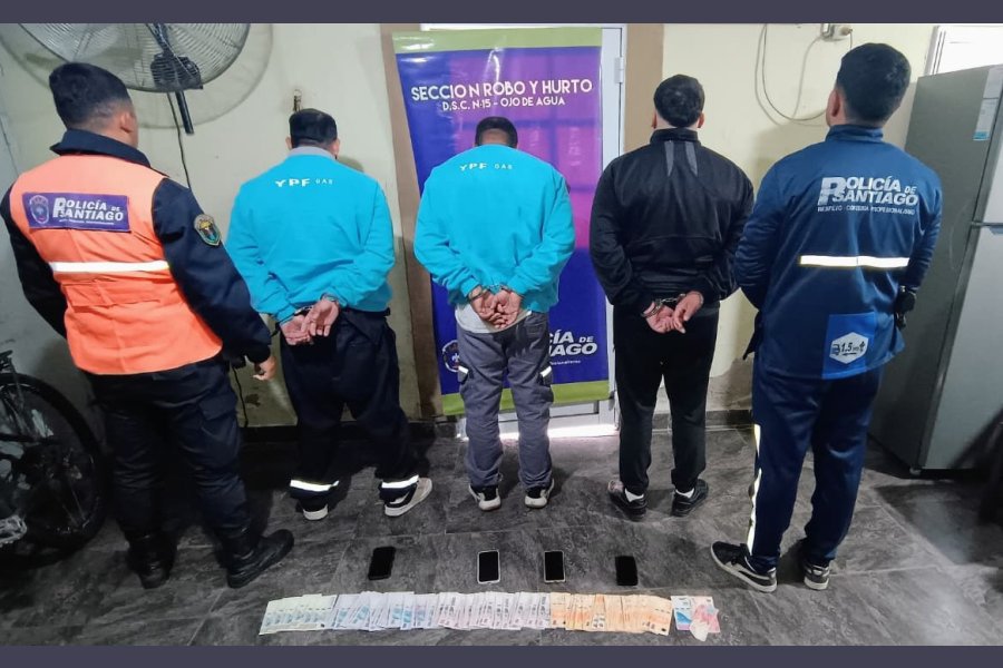 Simularon un asalto de 20 millones y terminaron presos en Ojo de Agua