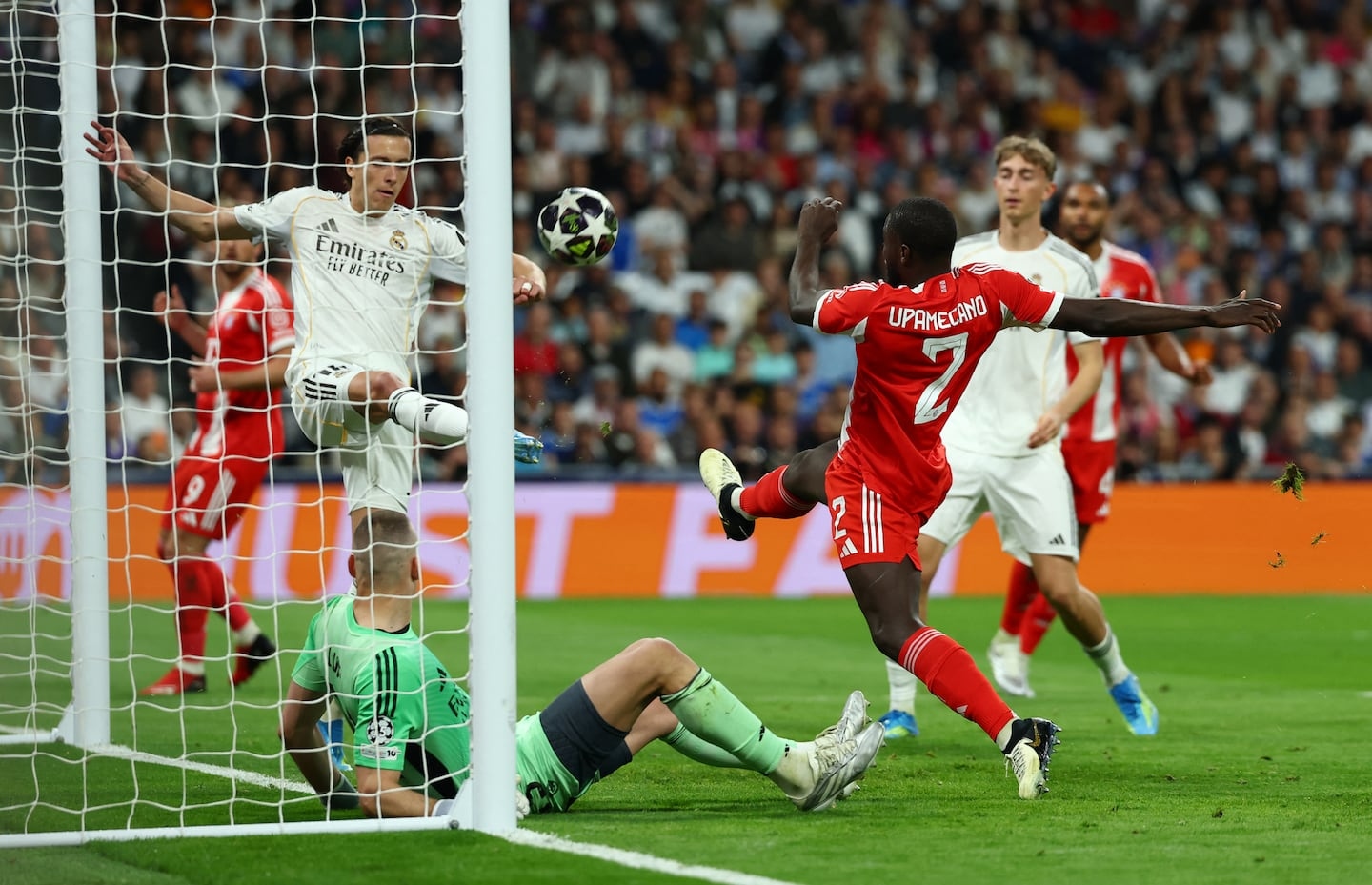 Bayern Munich le ganó a Real Madrid 2 a 1 por los cuartos de final de la Champions League
