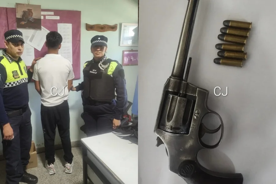 Un adolescente de 17 años llevó un arma a una escuela secundaria y quedó detenido