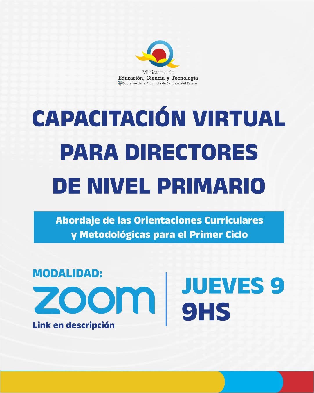 Convocan a directores de primaria a una capacitación virtual obligatoria sobre alfabetización