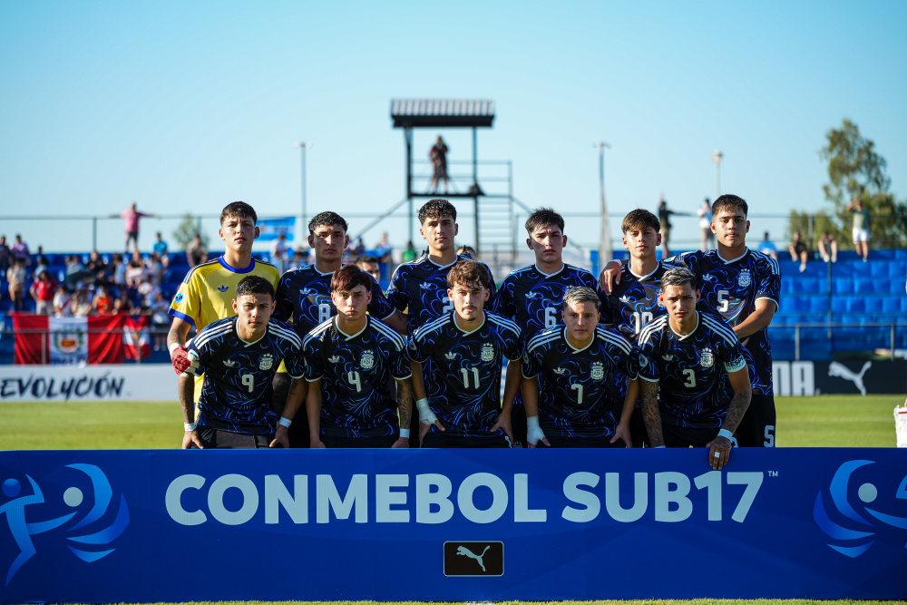 Conmebol Sub 17: Argentina enfrenta a Venezuela desde las 20.00