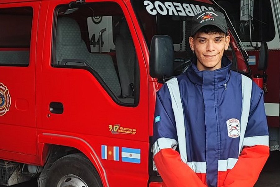 Orgullo en Quimilí: Lucas Medina se capacitará en Salta sobre manejo de materiales peligrosos