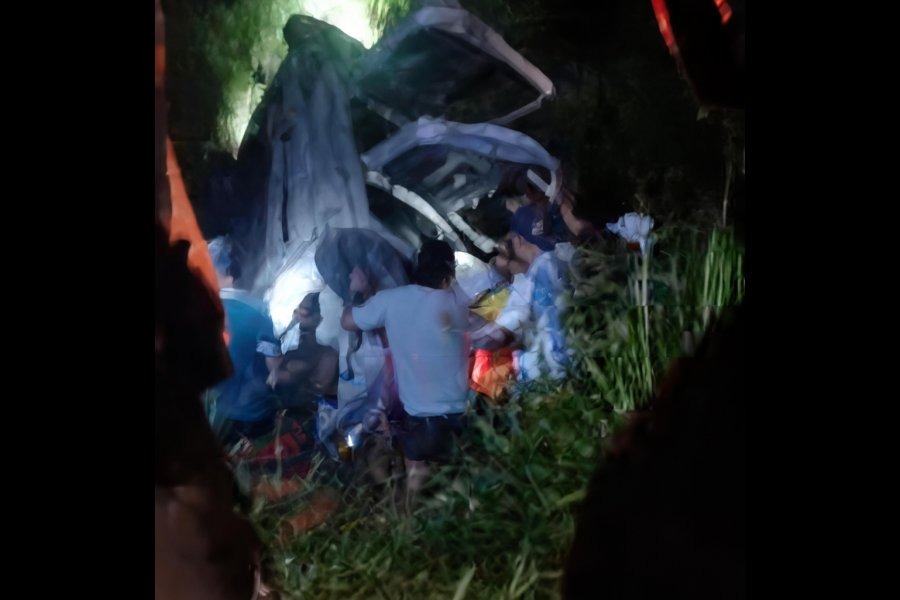 Dos hinchas muertos y tres heridos graves en la Ruta Nacional 34