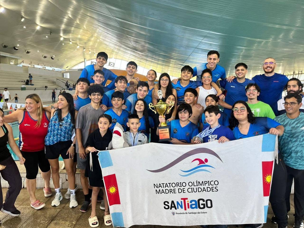 El Natatorio Olímpico Madre de Ciudades se consagró campeón del Torneo Verano 2026