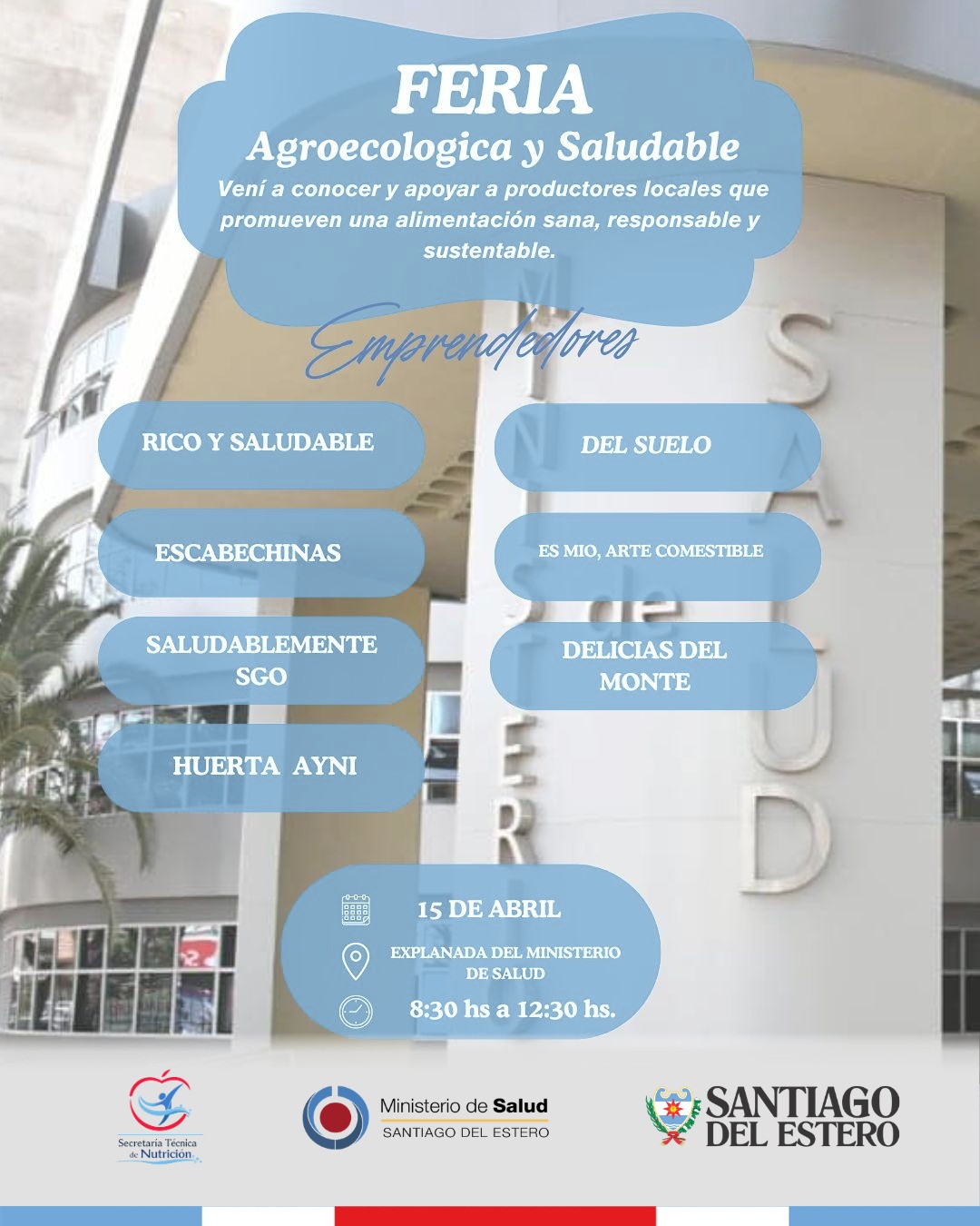 Invitan a una nueva Feria Agroecológica y Saludable en la ciudad
