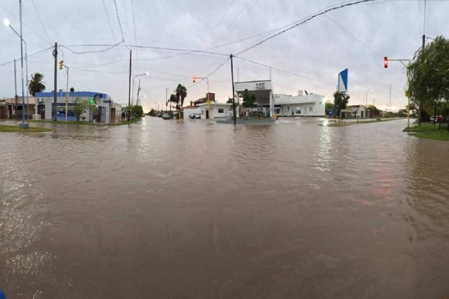 Copiosa lluvia afectó a Añatuya y gran parte del interior santiagueño