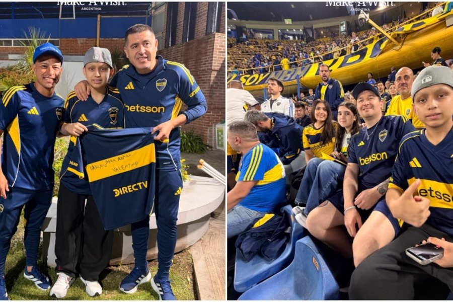 El gesto de Riquelme que emocionó a todo Boca: le cumplió el sueño a un chico de 14 años