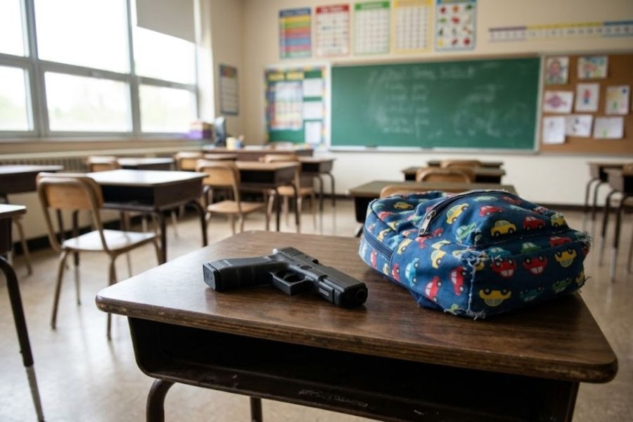 Fuerte susto en una escuela de La Banda por un alumnito que llevó una pistola a clases